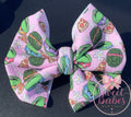 Pink Turtle Bow