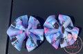 Tie dye blue collar piggies