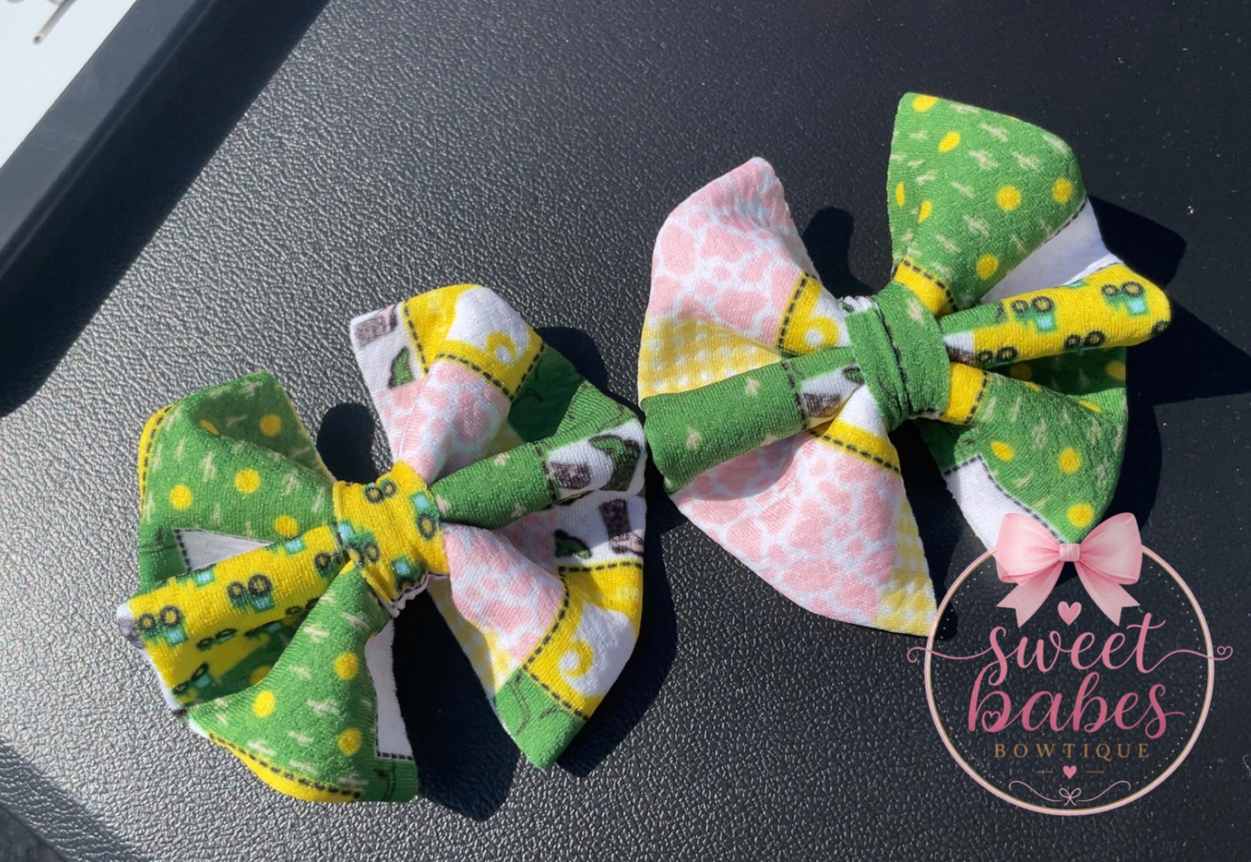 Green Tractor Piggies